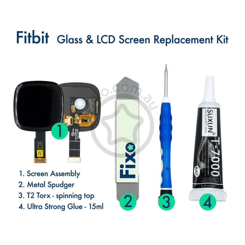 Fitbit Versa 3 (FB511) Replacement Glass & Touch Screen Assembly