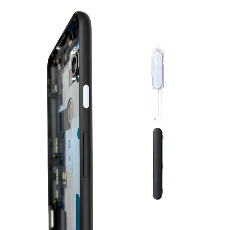 Google Pixel 4a 5G Replacement Side Buttons - Just Black