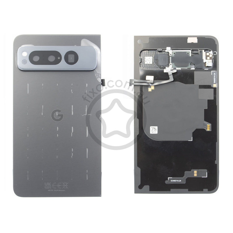 Google Pixel Fold Replacement Back/Battery Cover (for Cracked Back Glass) Obsidian