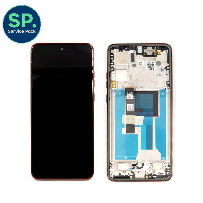 Motorola Edge 50 Neo Replacement Screen with Frame - Genuine - Poinciana