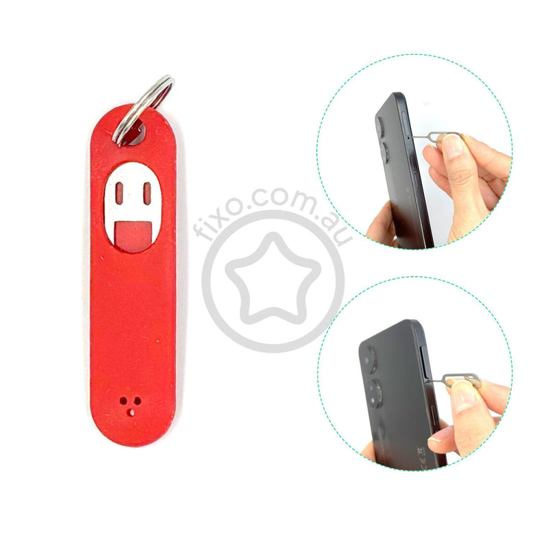 SIM card eject tool - with key holder and slipcover