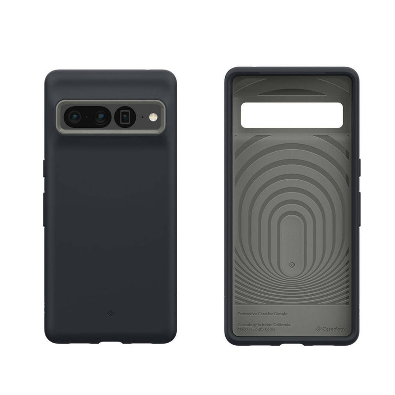 Google Pixel 7 Pro Nano Pop Phone Case - Caseology by SPIGEN - Black Sesame