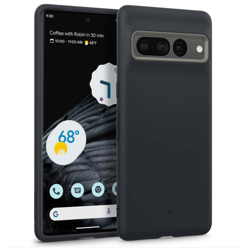 Google Pixel 7 Pro Nano Pop Phone Case - Caseology by SPIGEN - Black Sesame