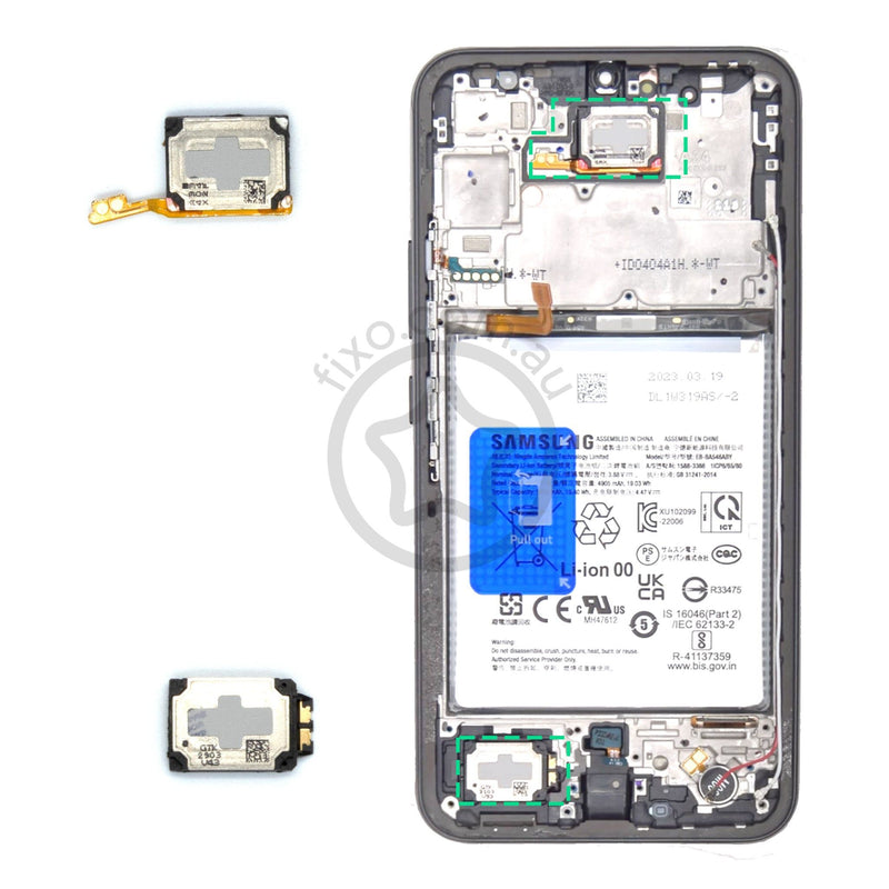 Samsung Galaxy A34 5G Replacement Ear Speaker - Top & Bottom