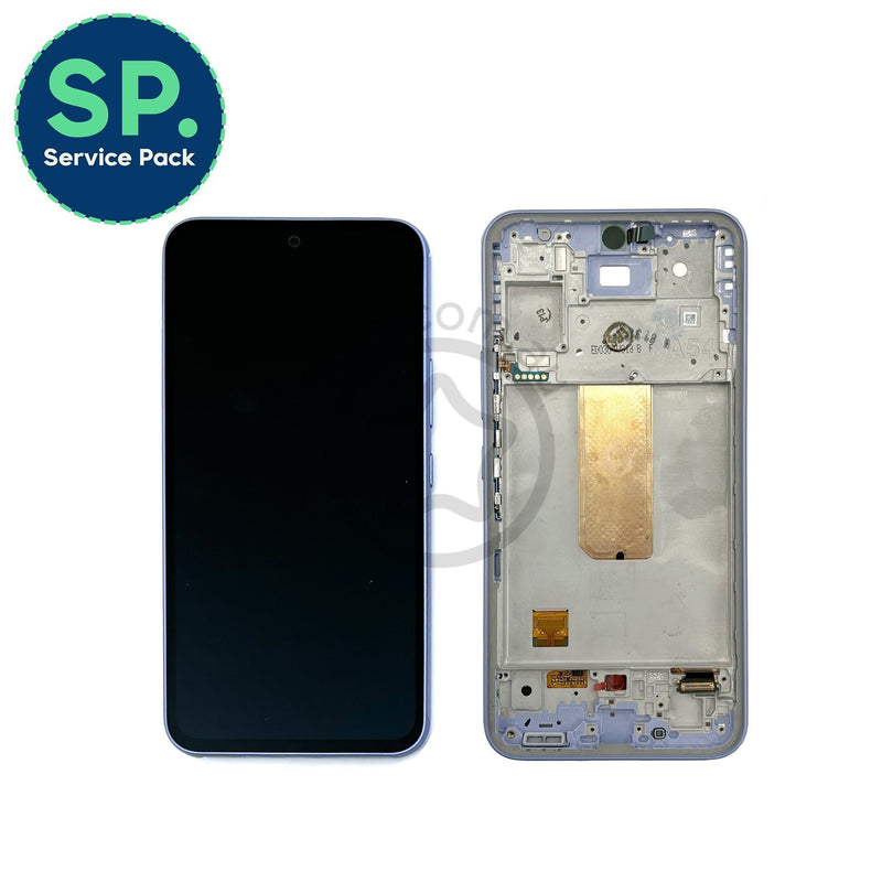 Samsung Galaxy A54 Replacement LCD Screen with Frame - Violet - Samsung Genuine Service Pack