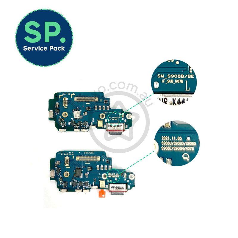 Genuine Service Pack Samsung Galaxy S22 Ultra Replacement Charging Port - S908B S908N S908E S908U