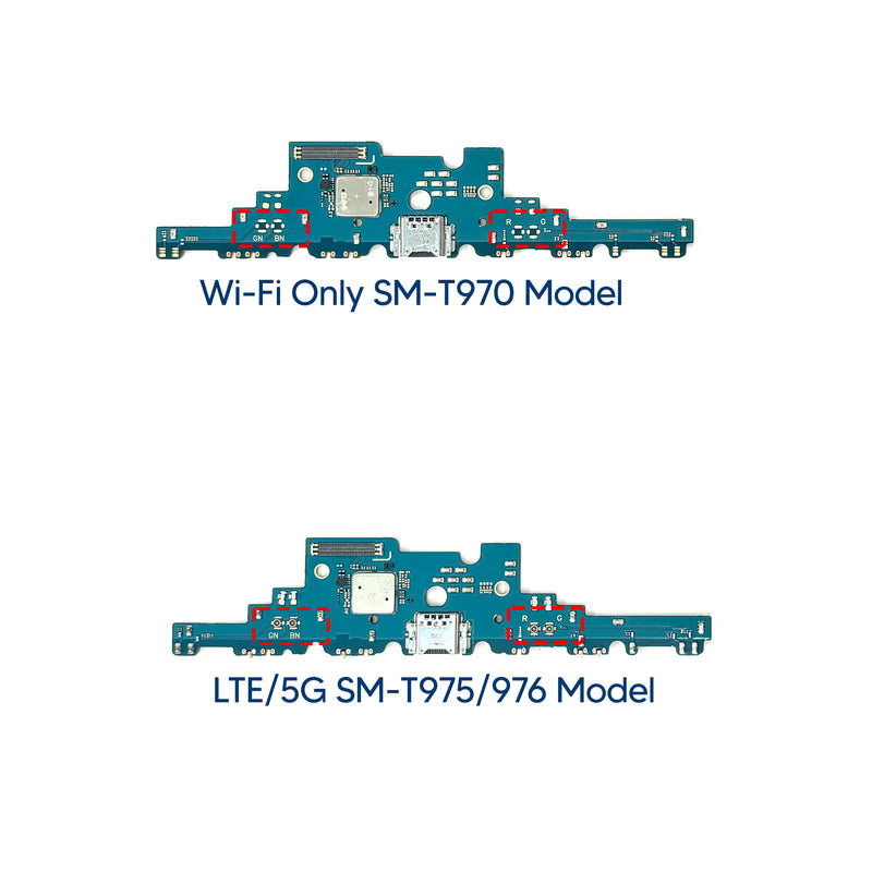 Samsung Galaxy Tab S7 Plus 12.4 Replacement Charger Port Board