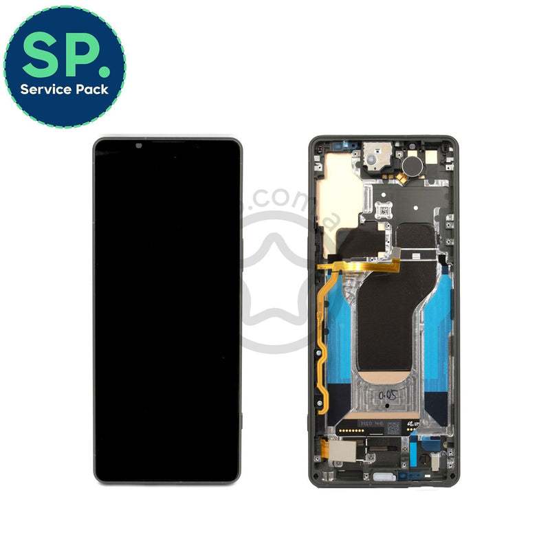 Sony Xperia 1 V Replacement LCD Screen Display with Touch - Khaki Green - Genuine Service Pack