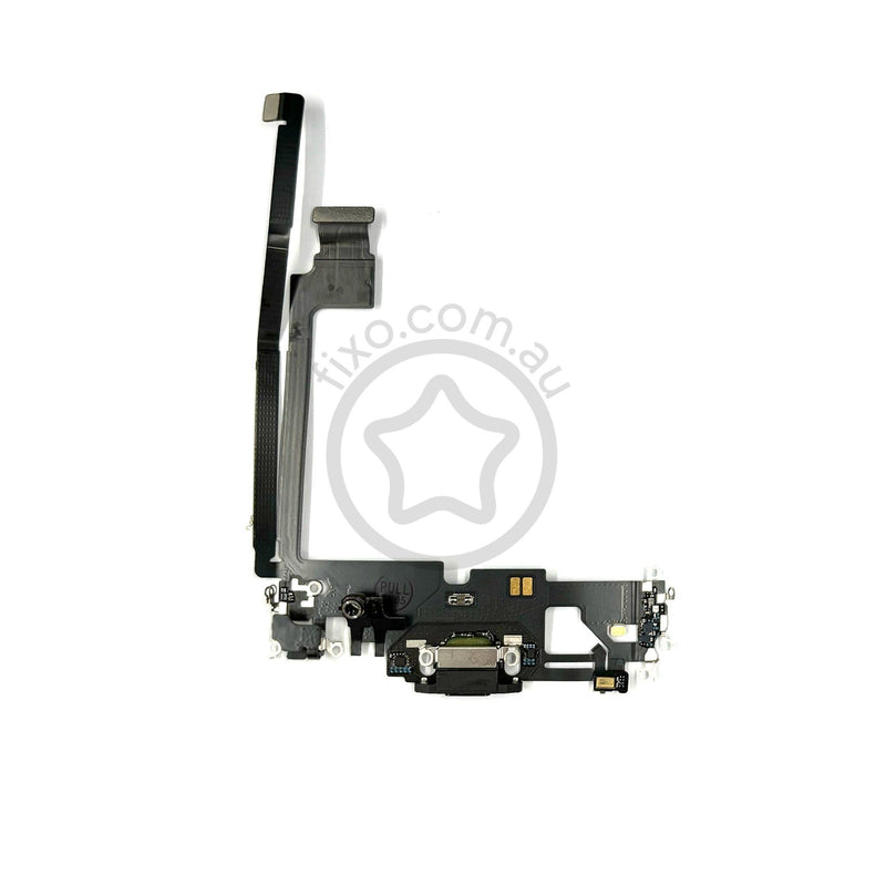 iPhone 12 Pro Max Replacement Charger Port Flex Cable - Graphite/Black