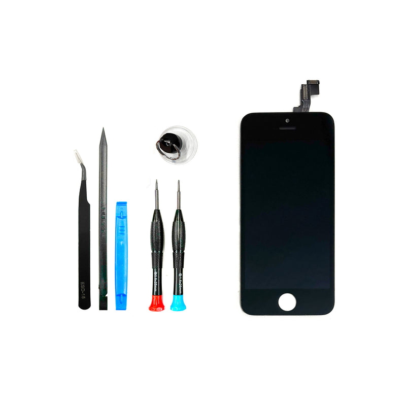 For iPhone SE 1st Gen DIY LCD Screen Repair Kit - Space Grey