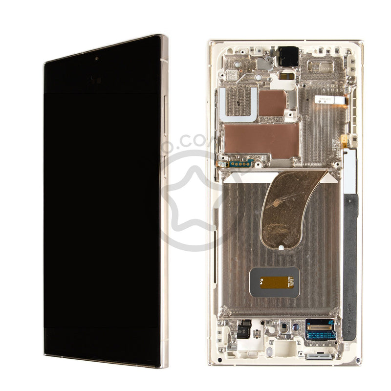 Samsung Galaxy S23 Ultra Replacement LCD Screen - Service Pack Cream