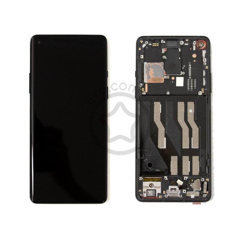 Replacement OnePlus 8 OLED Screen with Frame in Black