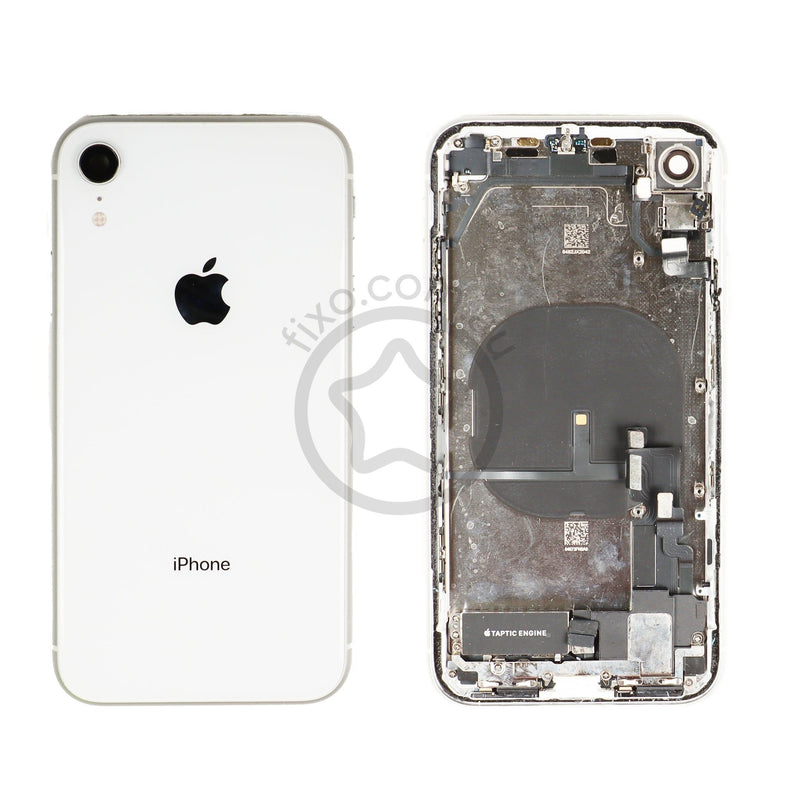 iPhone XR Rear Glass Housing and Frame in White