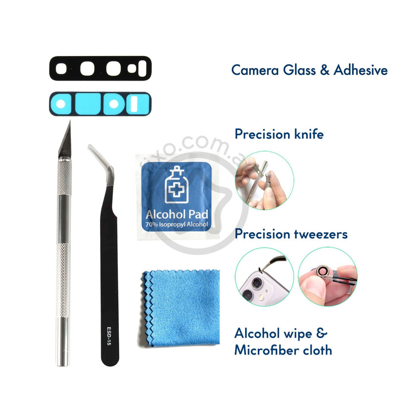 DIY Samsung Galaxy S10 Plus Rear Camera Glass Replacement Kit 